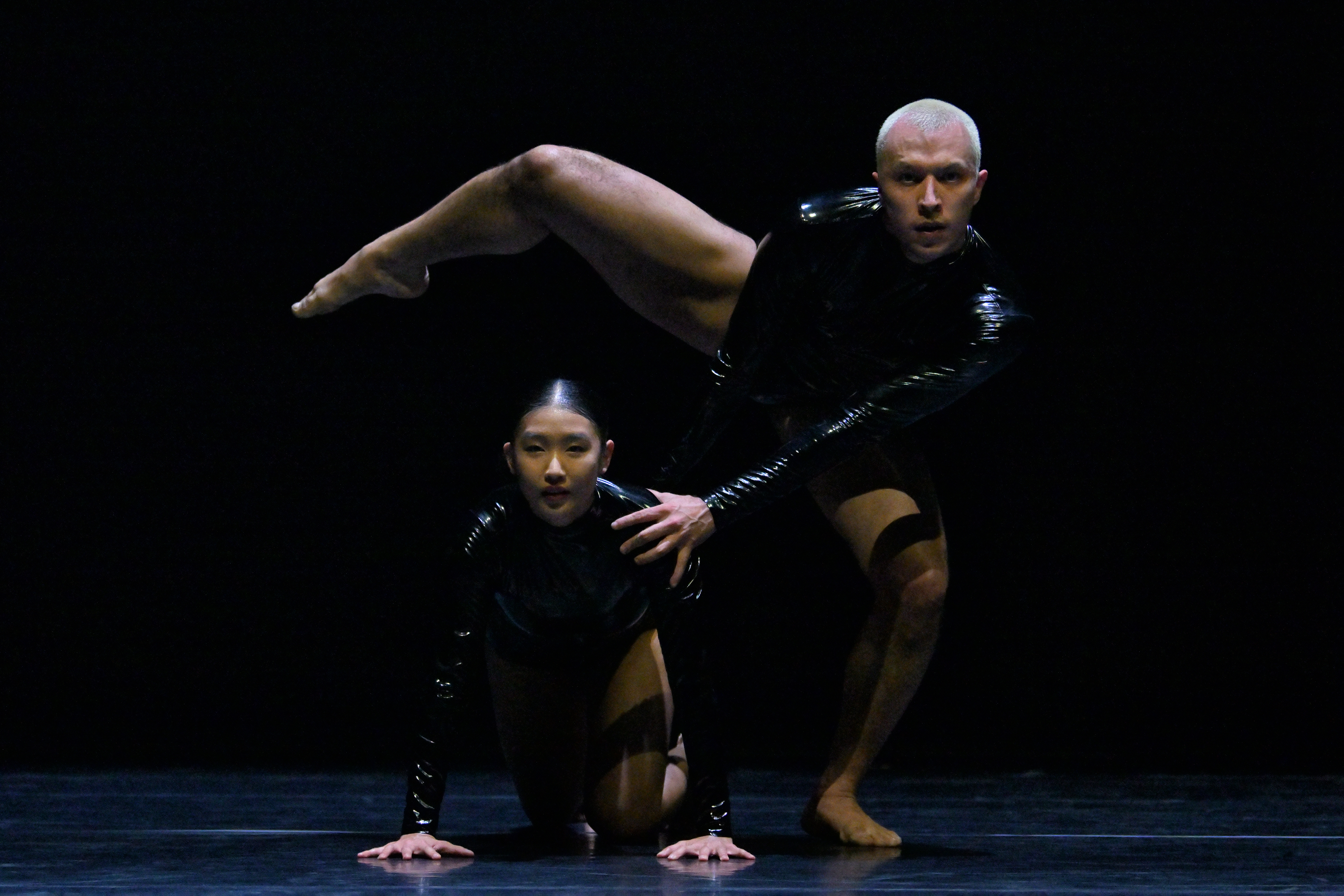 Ballet BC dancers Kiana Jung and Michael Garcia in Heart Drive by Imre and Marne van Opstal. Photo by Michael Slobodian