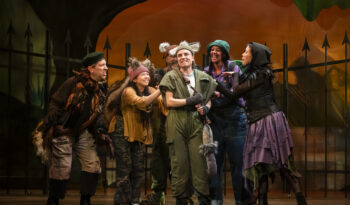 Mark Chavez, Carol Chu, Hayley Sullivan, Sewit Eden Haile, Stella Jack-Rennie_Photo by Emily Cooper_East Van Panto_ Robin Hood_2024_0122